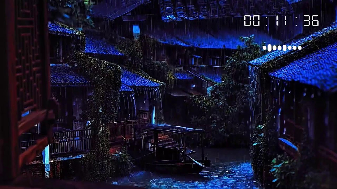 Heavy Rain and Thunder to Release Stress and Sleep