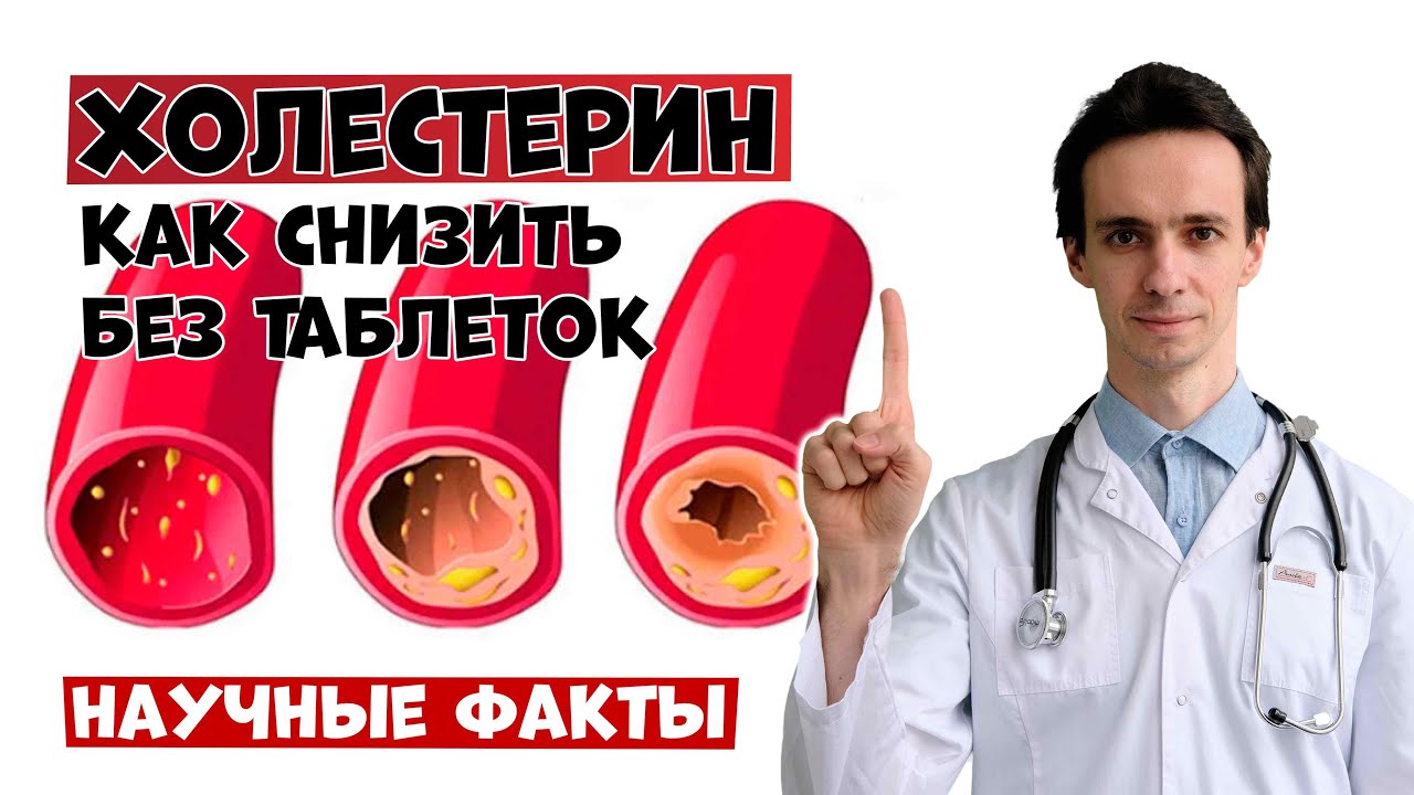Холестерин: как снизить естественным путём (только научно доказанные факты)