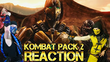 Scorpion & Sub-Zero REACT - MORTAL KOMBAT X Kombat Pack 2 Gameplay Trailer | MKX PARODY!