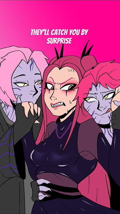 KPop Demon Hunters Mira X Romance X Abby's Devilish Love Story Miroabby Animation 😈💗💘 #meme