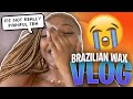 VLOG: I GOT A BRAZILIAN WAX!!!😱‼️⚠️ |  BLACK OWNED WAXER |