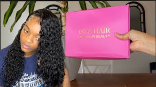 Beautiful BEGINNER FRIENDLY Half Wig TUTORIAL @ISEEHAIR 
