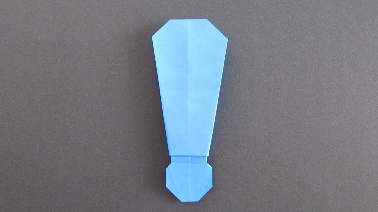 折り紙 エクスクラメーションマーク 感嘆符 Origami Exclamation Mark Youtube 折り紙 エクスクラメーションマーク 感嘆符 Origami Exclamation Mark Youtube