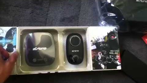 Astro a40 mlg wireless headset unboxing
