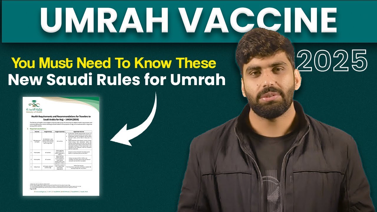 New umrah vaccine requirements 2025 which vaccine is mandatory