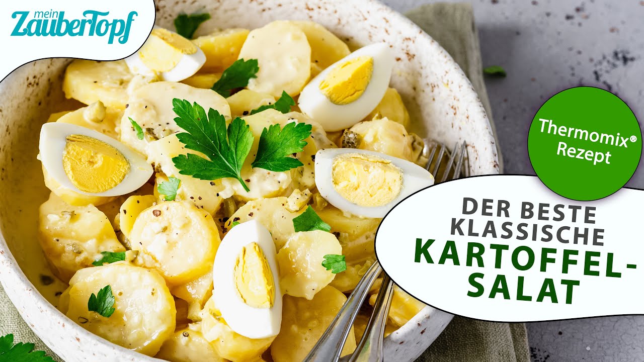 😍😍 Der BESTE Kartoffelsalat mit selbstgemachter Mayonnaise im Thermomix®: Garantiert wie bei Oma! 👵🏼