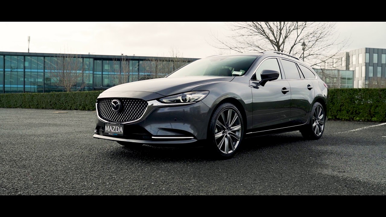 New 19 Mazda6 Wagon Takami In Machine Grey Metallic Blackwells Mazda Youtube