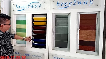 Cửa chớp kính - cửa chớp nhôm cao cấp