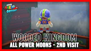 Mario Odyssey 100% Walkthrough - 22 - Wooded Kingdom 2/2 (All Moons)