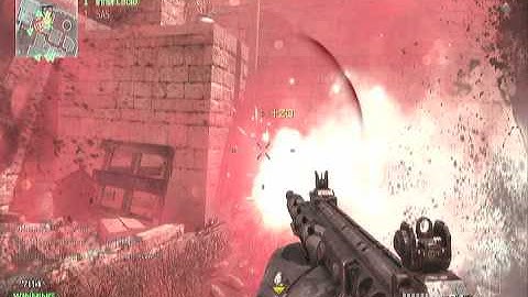 mw3 Triple kill with the striker while flashed