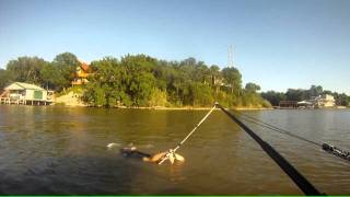 Backwards Barefoot toehold - deep water start