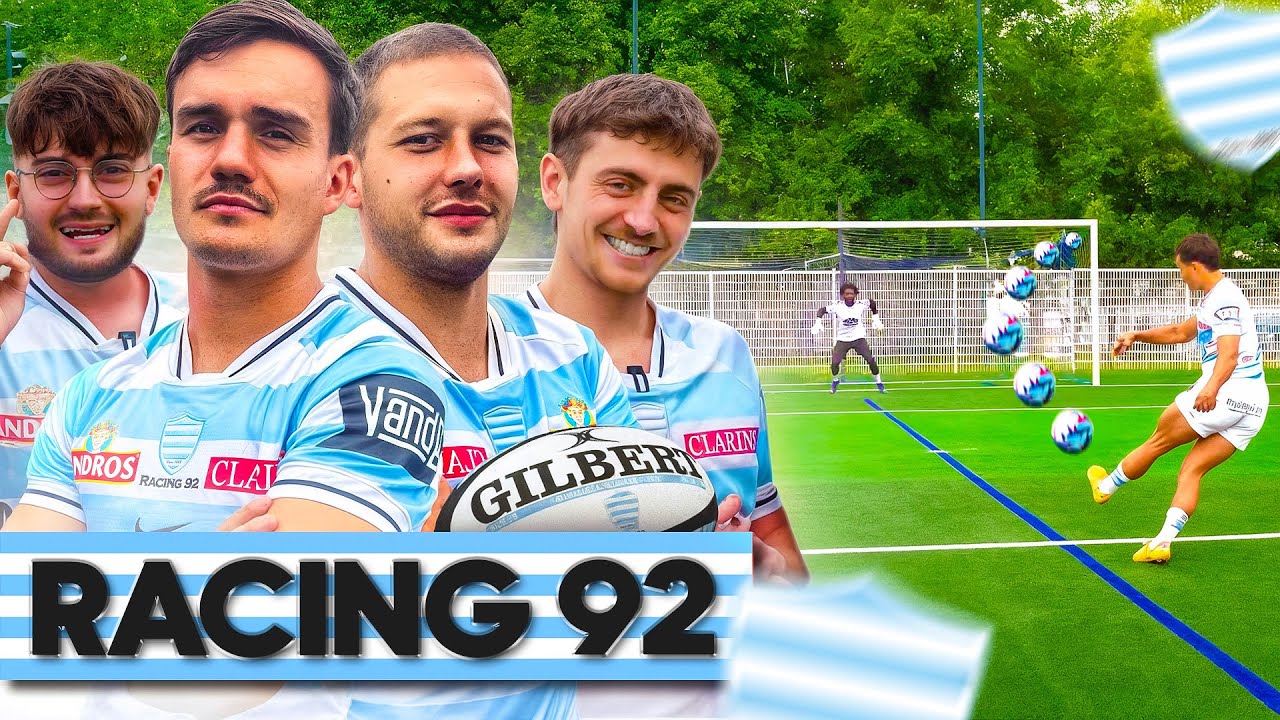 Les RUGBYMANS PROS sont-ils FORTS au FOOT ? (Feat Le RACING 92)