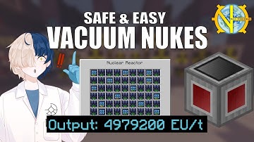 Vacuum Nuke Tutorial (Part 1): The Most OP Power in Gregtech New Horizons (Best EV - ZPM Power)