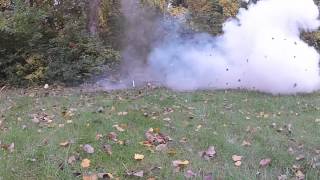 100 Lb pumpkin explosion