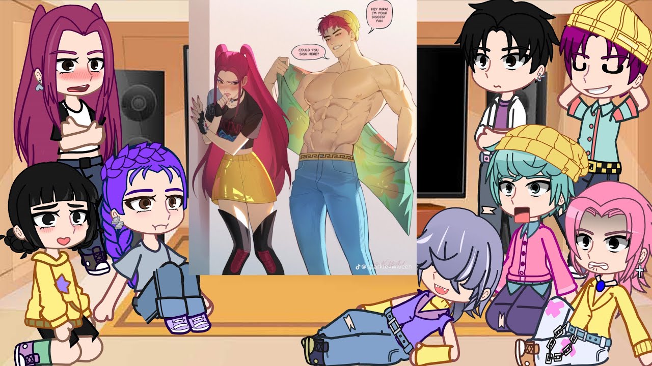 KPop Demon Hunters React To Themselves / TikToks + Memes / Huntrix & Saja Boys / All Parts‼️