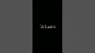 كروما آيات قرانية القارئ : علي جابر | سورة هود | آية ٨٨