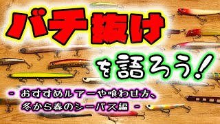 バチ抜けを語ろう！ - おすすめルアーや喰わせ方、冬の長バチ、春のくるくるバチ編 - シーバス バチパターン 河川 港湾 運河