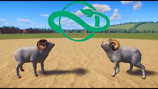 Dall Sheep Battle in Planet Zoo - Animals Battle screenshot 5