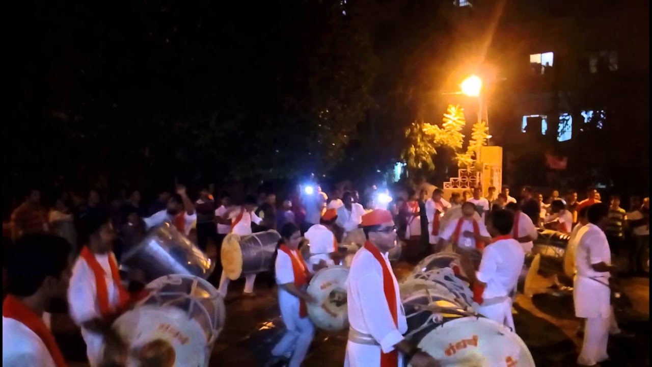 Swarajya Garjana Dhol Tasha Pathak Nagpur Laxmi Nagar 2015 YouTube