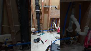 Replacing Old Galvanized Pipe and Replaced With Brass Fittings And Pex Pipe