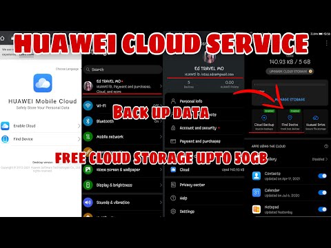 HUAWEI CLOUD SERVICE FEATURES |BACK UP DATA & FREE CLOUD STORAGE UPTO 50GB