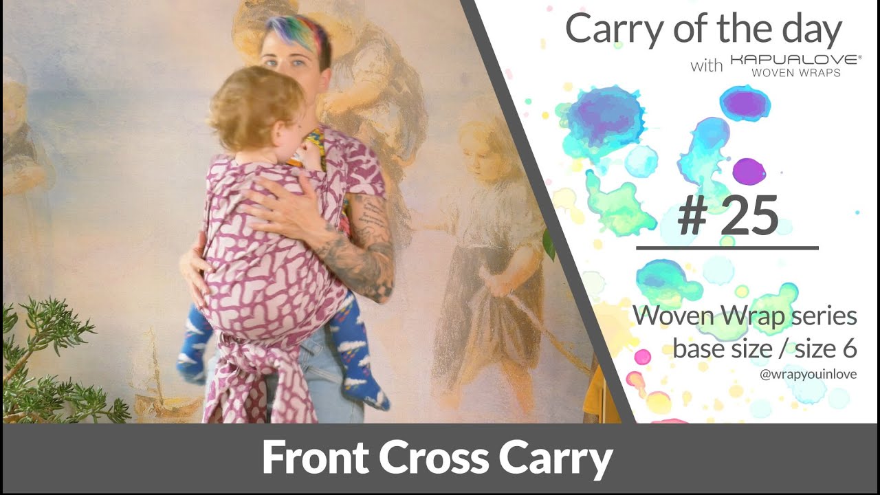 Front Cross Carry  - Woven wrap - series (size 6 / base size)