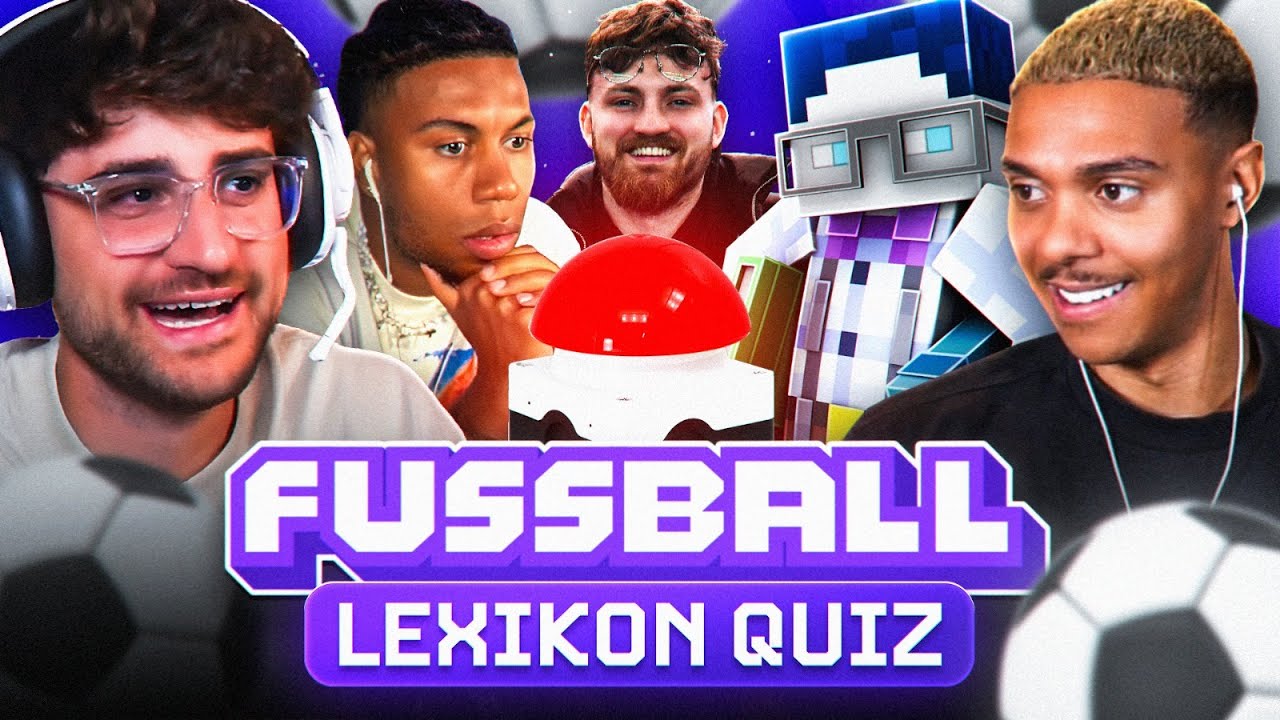 XXL FUSSBALL QUIZ GEGEN BASTIGHG, VISCABARCA, SIDNEY UND WILLY!️⚽️🏆 TEIL 1
