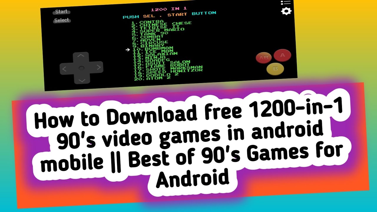 Download do APK de Jogos retrô 90s: Jogos antigos para Android