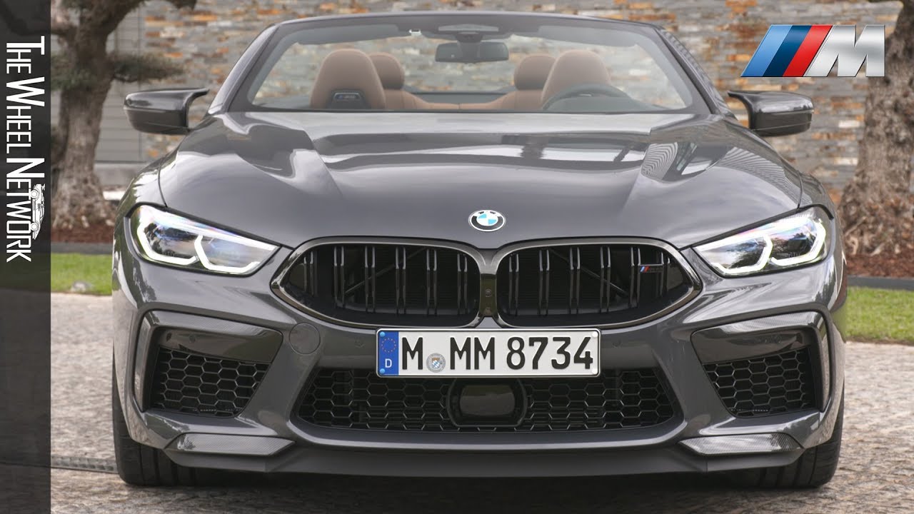2020 Bmw M8 Competition Convertible Brands Hatch Grey Driving Interior Exterior