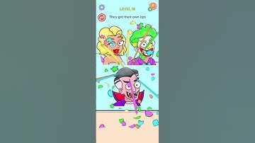 LEVEL 18 - They get their own lips | Happy Ending: Displace Puzzle | Walkthrough, Gameplay