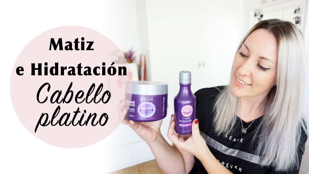 Tratamiento matizador e hidratante para cabello rubio - Colaboración con Brasil y - YouTube
