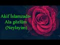 Akif İslamzadə-Ala gözlüm (Neyləyim)