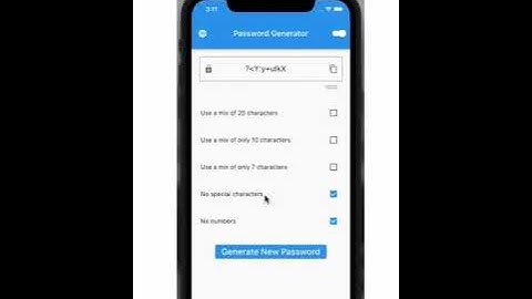 Password Generator App using Flutter