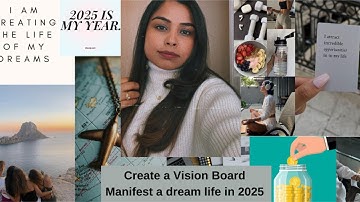 How to Create a Stunning Vision Board with Canva | Manifest Your Dreams in 2025