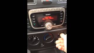 Ford fiesta heater control selector