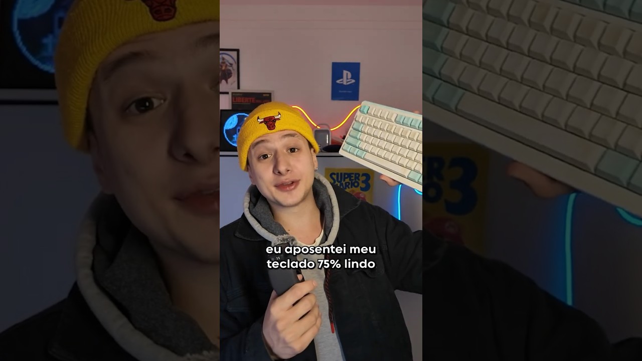 Como eu ME ADAPTEI ao teclado BIZARRO?
