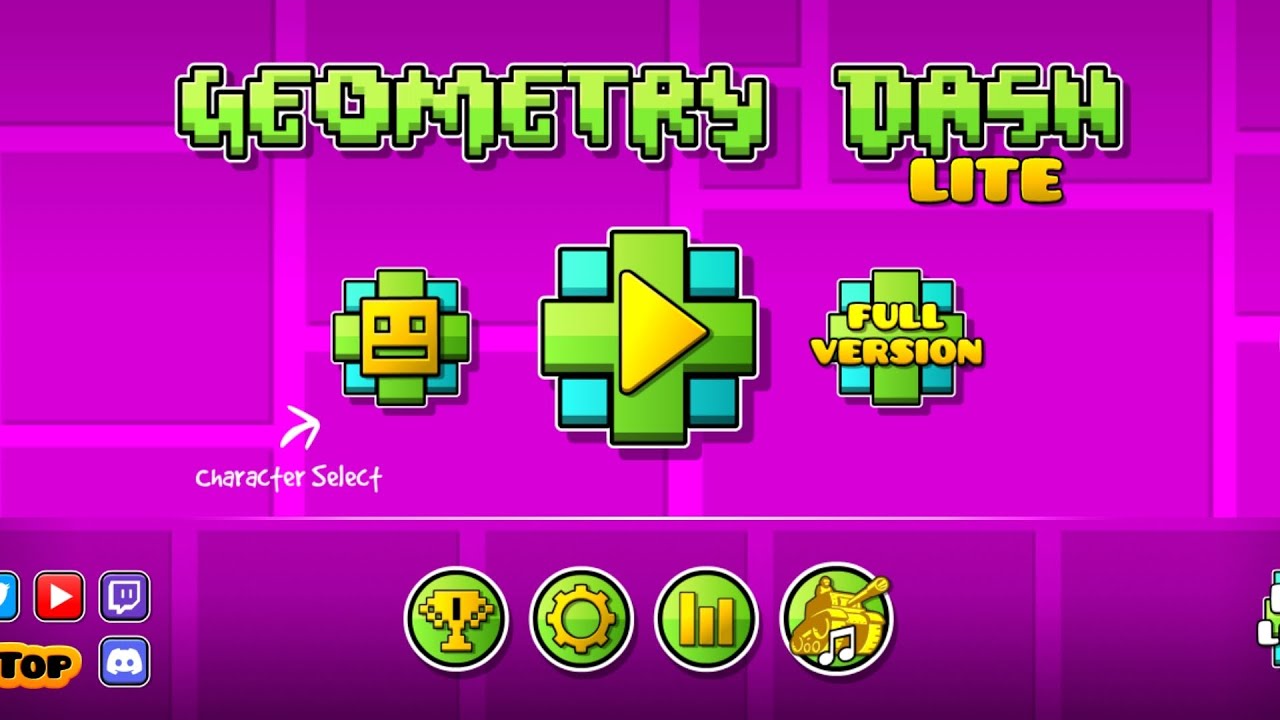geometry Dash gameplay (part 1) - YouTube