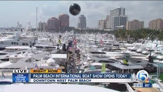 Boat show begins in West Palm Beach