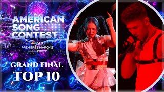 American Song Contest 2022 Grand Final Top 10