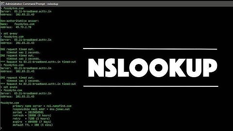 8 Useful Linux [Nslookup] Commands to Troubleshoot DNS (Domain Name Server)