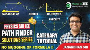 PATHFINDER PHYSICS VIDEO SOLUTIONS | ALL CATENARY PROBLEMS | NEWTON