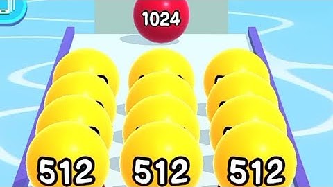 Ball Run 2048 💸🎱🏀 All Levels Gameplay Walkthrough Max Levels Android & iOS