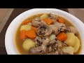 chicken stew with potato and carrot