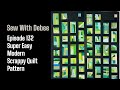 132 Super Easy Modern Scrappy Quilt Pattern #diy #modernquilting #scrap #scrapfabric