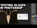 How to Test Glazes in Photoshop #glazingtechnique #photoshoptutorial