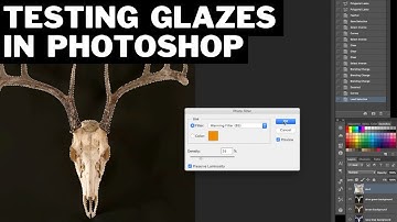 How to Test Glazes in Photoshop #glazingtechnique #photoshoptutorial