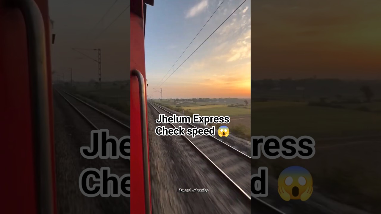 Jhelum Express 11077 | Manmad → Katra | Full Speed Check | Indian Railways 