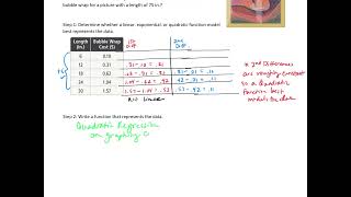 Choose a Function Type for Real World Data (1)