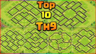 Top 10 New Best Town Hall 9 Th9 Base Link 2020 Anti Everything Clash Of Clans
