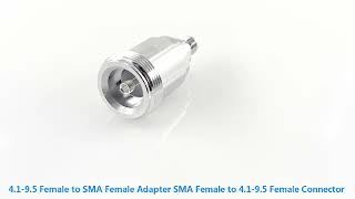Stype 4.1-9.5 Female to SMA Female RF Adapter | High-Precision Connector by Jiewei